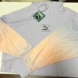 Puma Tie Dye Hoodie Crop